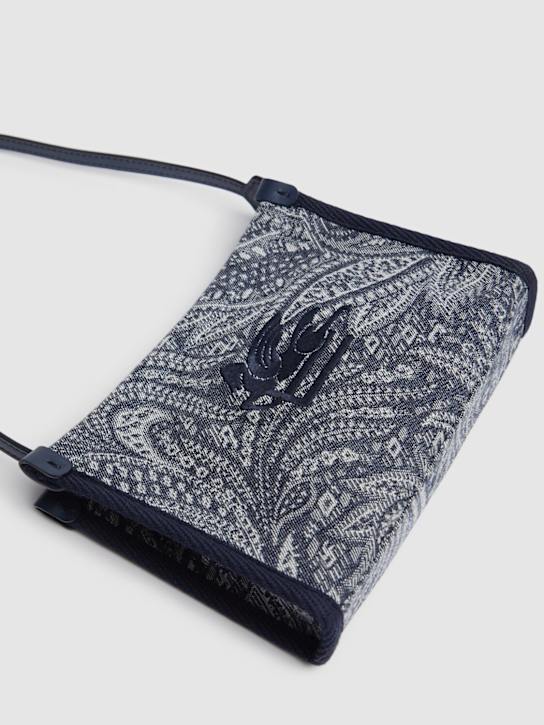 Etro: Printed cotton blend shoulder bag - kids-girls_1 | Luisa Via Roma