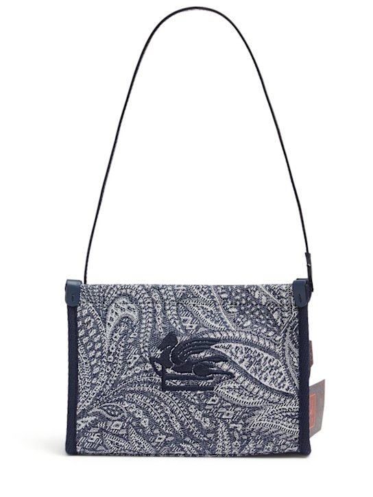Etro: Printed cotton blend shoulder bag - kids-girls_0 | Luisa Via Roma