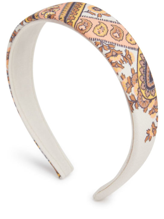 Etro: Printed nylon headband - マルチカラー - kids-girls_0 | Luisa Via Roma