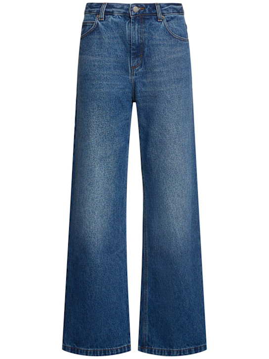 Soeur: Calvin wide denim jeans - women_0 | Luisa Via Roma