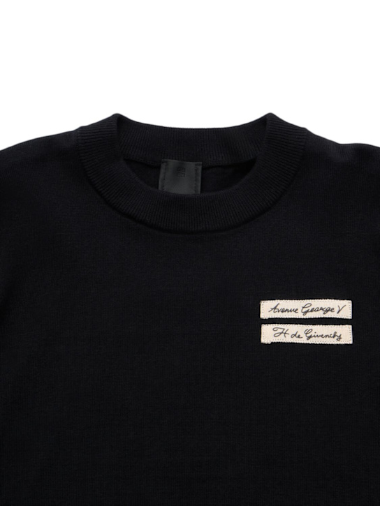 Givenchy: Cotton & cashmere sweater - kids-boys_1 | Luisa Via Roma