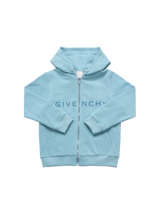 Givenchy: Organic cotton & poly sweatshirt - kids-boys_0 | Luisa Via Roma