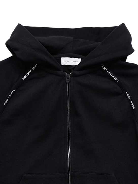 Marc Jacobs: Cotton sweatshirt hoodie - kids-boys_1 | Luisa Via Roma