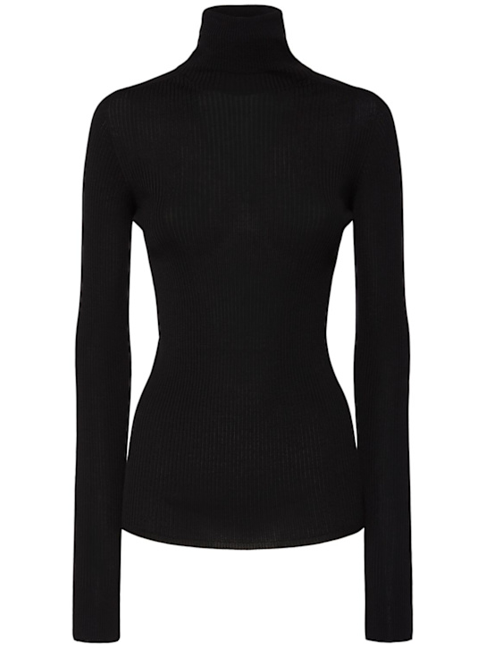 Sportmax: Niagara wool turtleneck sweater - women_0 | Luisa Via Roma
