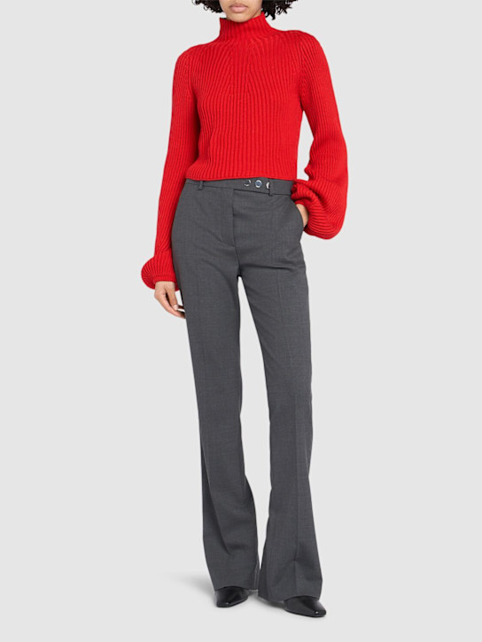 Sportmax: Marmo wool knit sweater - women_1 | Luisa Via Roma