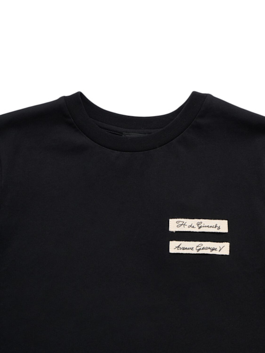 Givenchy: Organic cotton blend s/s t-shirt - kids-boys_1 | Luisa Via Roma
