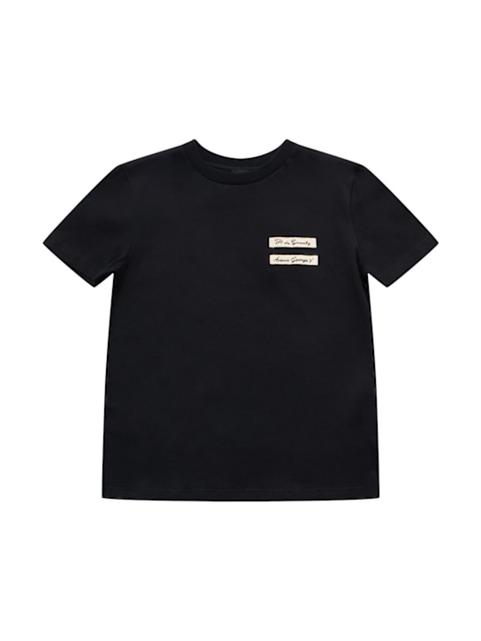 Givenchy: Organic cotton blend s/s t-shirt - kids-boys_0 | Luisa Via Roma