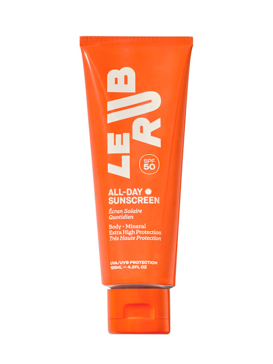 Le Rub: 125ml All-Day Sunscreen SPF50 - Transparent - beauty-women_0 | Luisa Via Roma