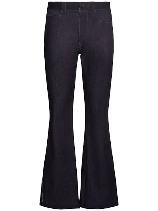 Trompe l'oeil stretch denim jeans - Thumbnail 1
