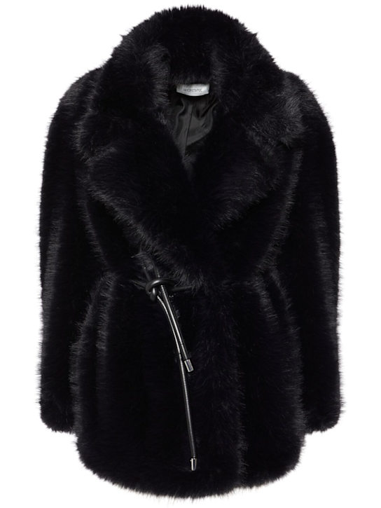 Sportmax: Rosaria teddy short coat - women_0 | Luisa Via Roma