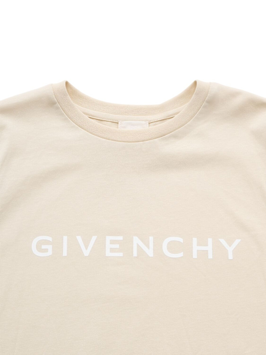 Givenchy: Organic cotton blend l/s t-shirt - kids-boys_1 | Luisa Via Roma