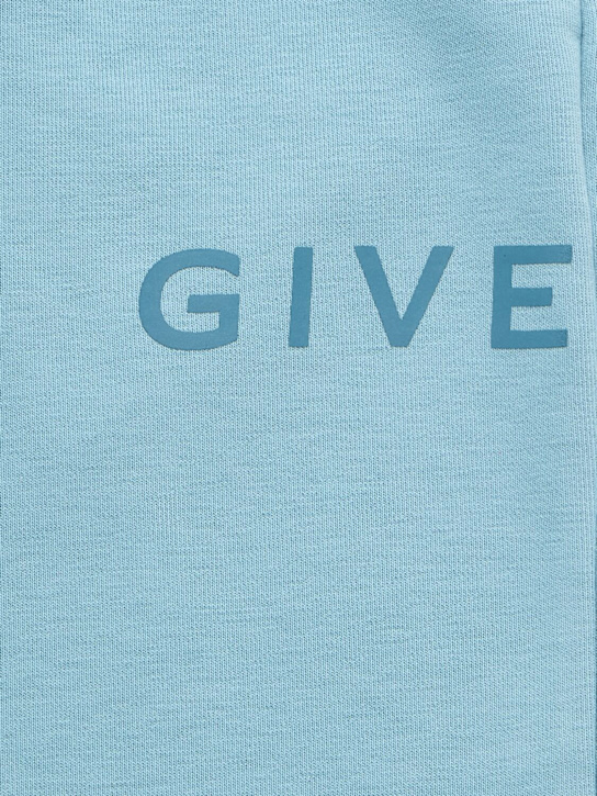 Givenchy: Organic cotton & poly sweatpants - kids-boys_1 | Luisa Via Roma