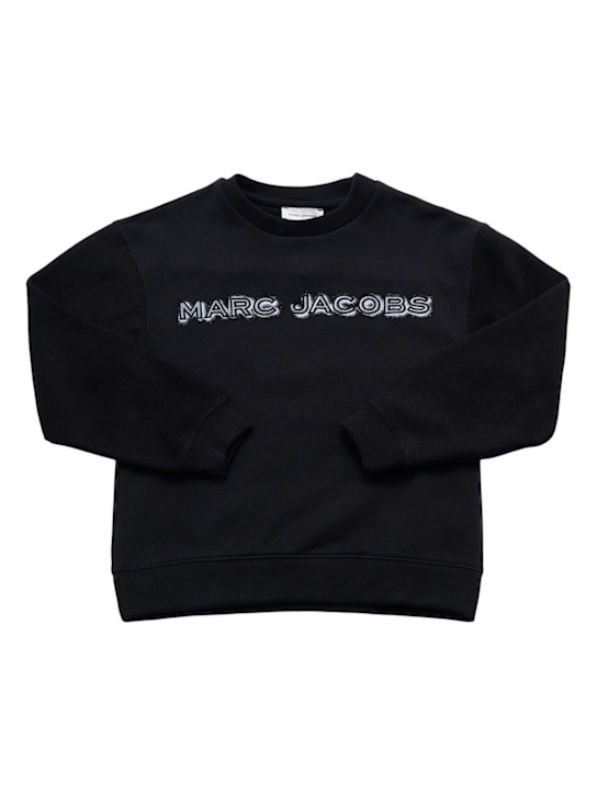 Marc Jacobs: Printed cotton blend sweatshirt - kids-boys_0 | Luisa Via Roma