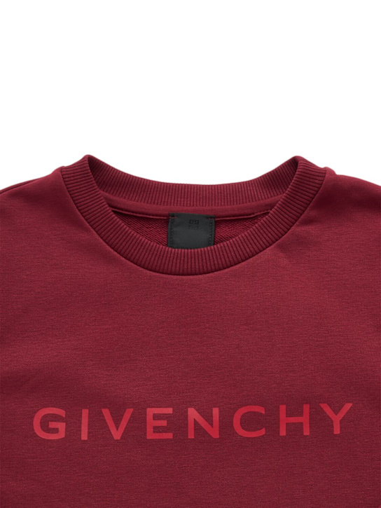Givenchy: Organic cotton & poly sweatshirt - kids-boys_1 | Luisa Via Roma