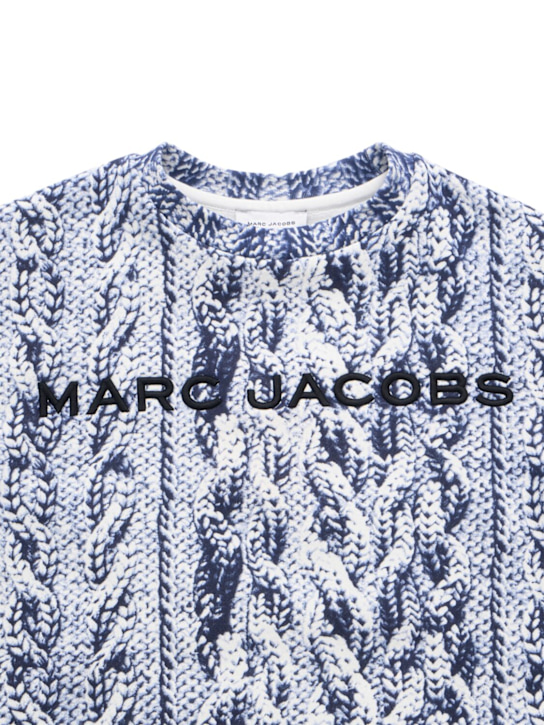 Marc Jacobs: Printed cotton blend sweatshirt - kids-boys_1 | Luisa Via Roma
