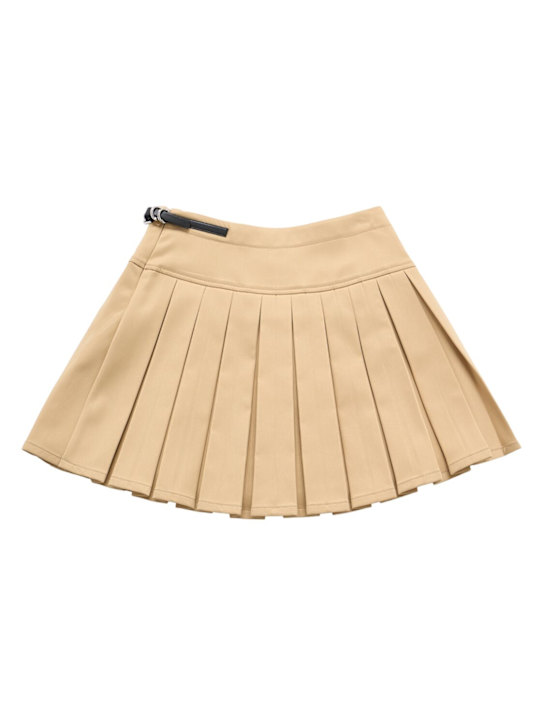 Givenchy: Gonna plissé in twill - kids-girls_1 | Luisa Via Roma