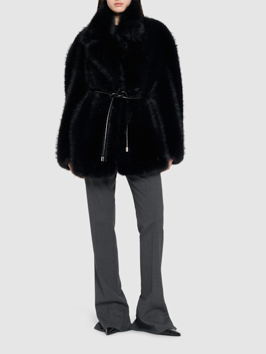 Sportmax: Rosaria teddy short coat - women_1 | Luisa Via Roma