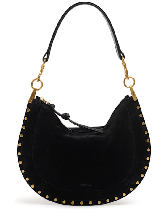 Isabel Marant: Oskan Soft Zipped suede bag - women_0 | Luisa Via Roma