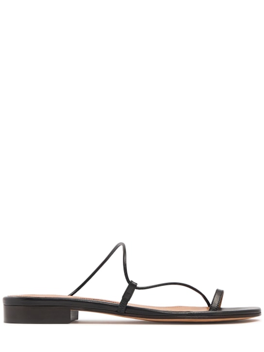 Emme Parsons: 10mm Susan leather slides - women_0 | Luisa Via Roma