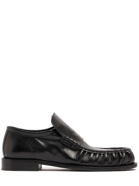 Dries Van Noten: Leather loafers - men_0 | Luisa Via Roma