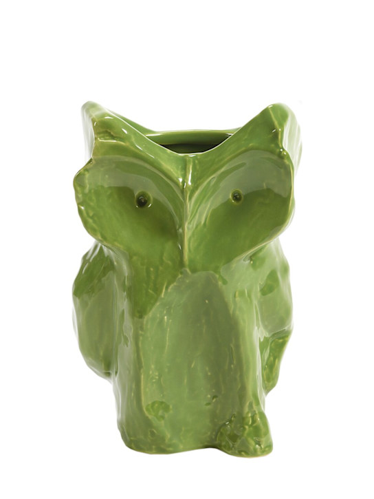 Marni By Serax: Green After Midnight Owl vase - Green - ecraft_0 | Luisa Via Roma