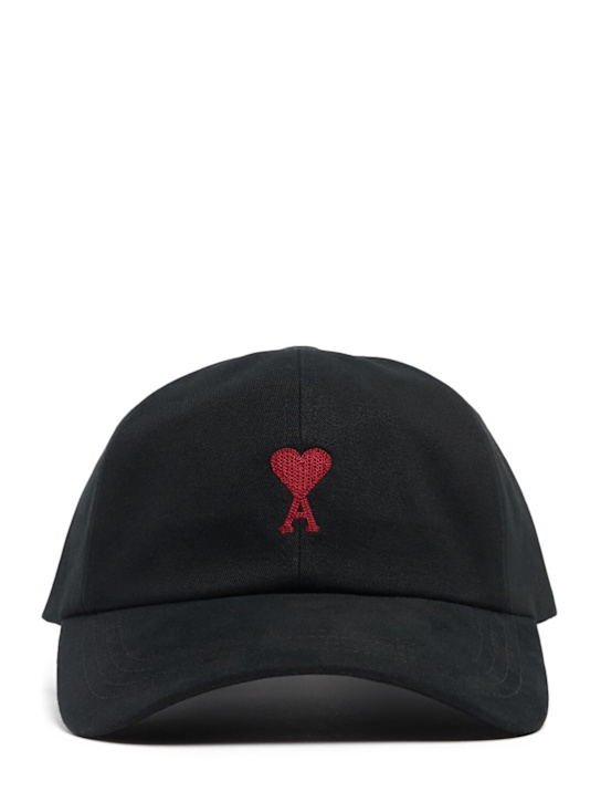 AMI Paris: Kappe aus Baumwolle „ADC“ - Schwarz - men_0 | Luisa Via Roma
