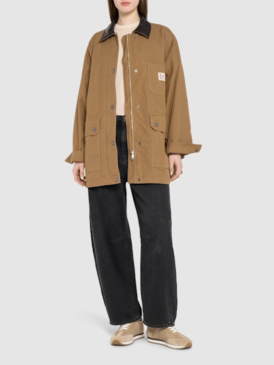 Weekend Max Mara: Bozen cotton canvas short down jacket - women_1 | Luisa Via Roma