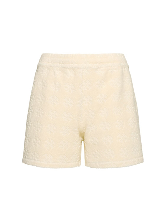 Terry jacquard logo shorts