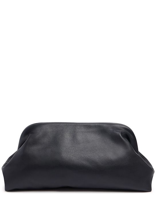 Alberta Ferretti: Large leather clutch - women_0 | Luisa Via Roma