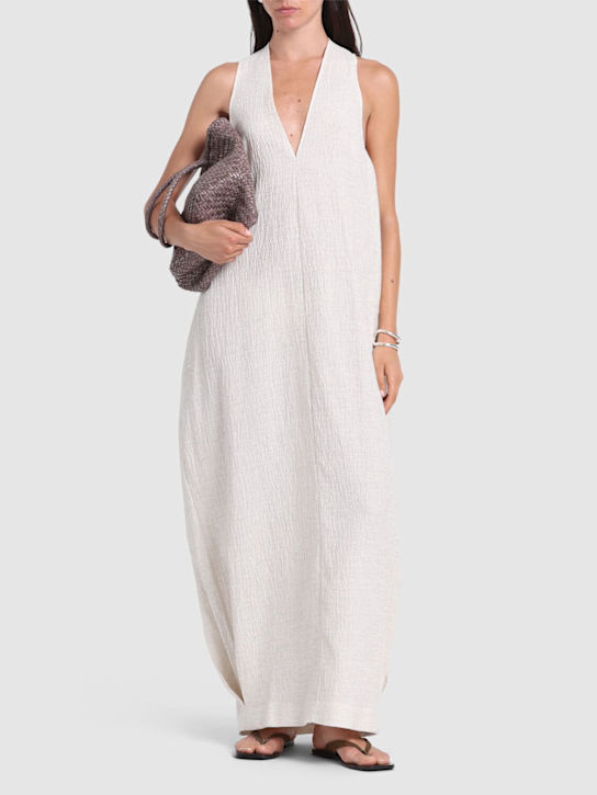 TOVE: Eladia cotton linen long dress - women_1 | Luisa Via Roma
