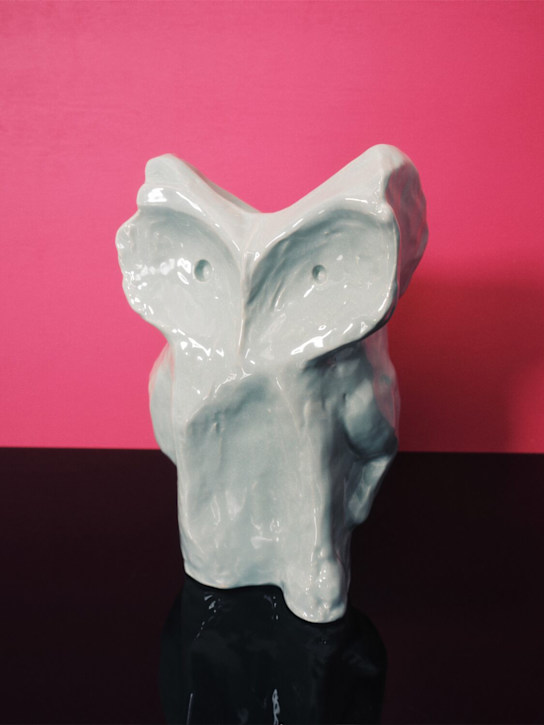 Marni By Serax: Blue After Midnight Owl vase - ecraft_1 | Luisa Via Roma