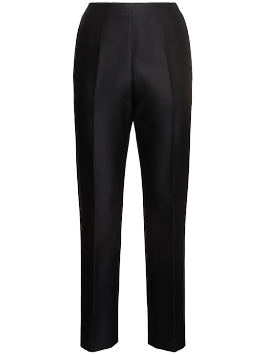Alberta Ferretti: Straight viscose blend pants - women_0 | Luisa Via Roma