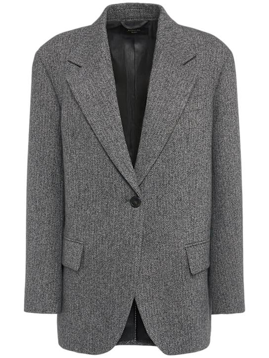 Weekend Max Mara: Tronto wool single breasted blazer - women_0 | Luisa Via Roma