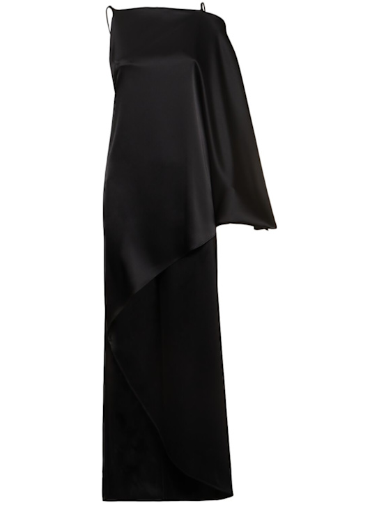 Courrèges: Infinity crepe long dress - women_0 | Luisa Via Roma