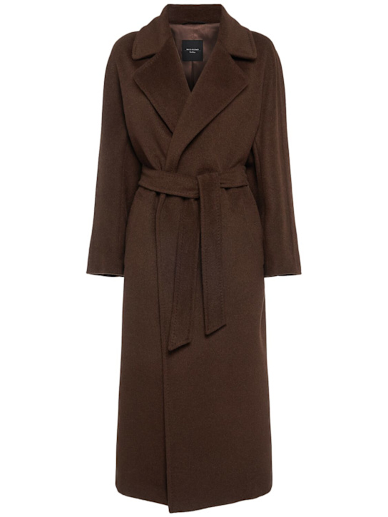 Weekend Max Mara: Tempera wool blend coat - women_0 | Luisa Via Roma