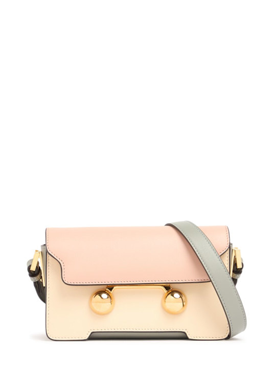 Marni: Mini Trunkaroo leather shoulder bag - women_0 | Luisa Via Roma