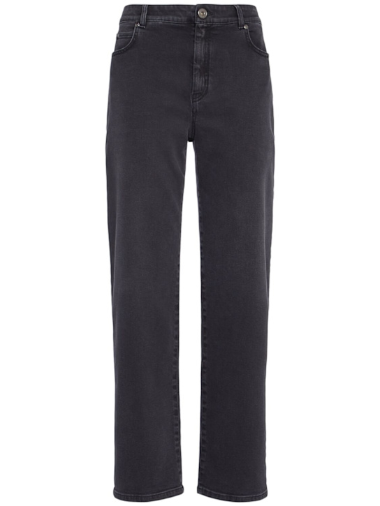 Weekend Max Mara: Cinese denim cropped jeans - women_0 | Luisa Via Roma