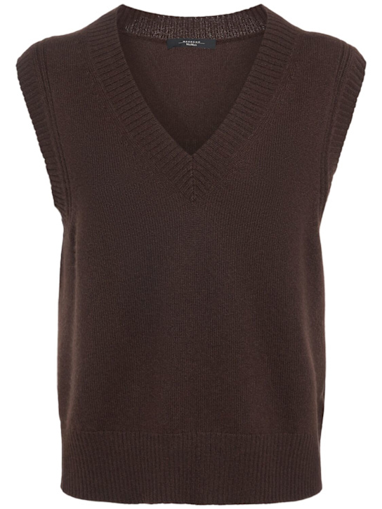 Weekend Max Mara: Carlos knit cashmere vest - women_0 | Luisa Via Roma
