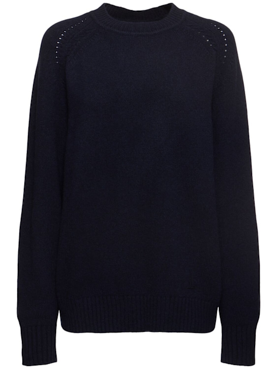 Chloé: Cashmere knit crewneck sweater - women_0 | Luisa Via Roma