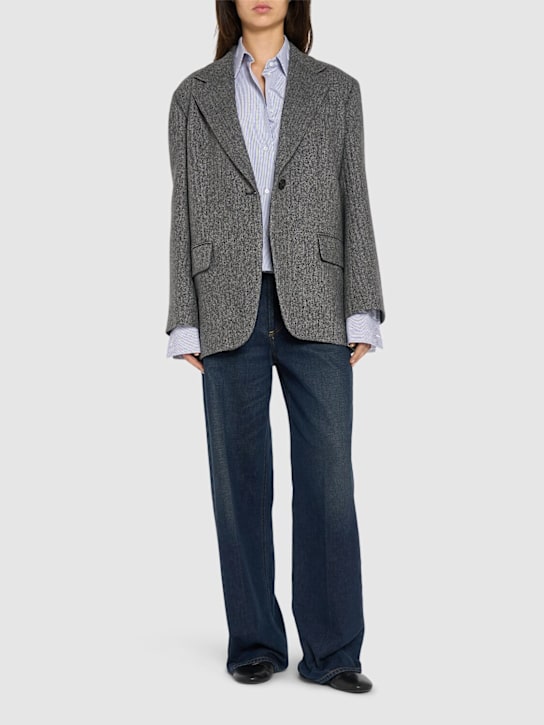 Weekend Max Mara: Tronto wool single breasted blazer - women_1 | Luisa Via Roma