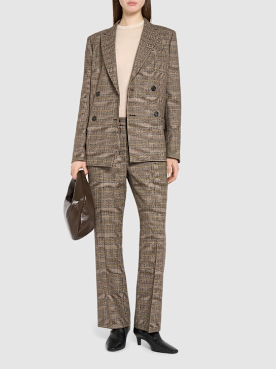 Weekend Max Mara: Giove virgin wool double breasted blazer - women_1 | Luisa Via Roma