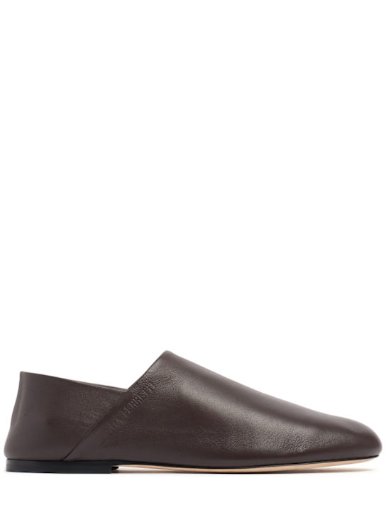 Alberta Ferretti: Nappa loafers - women_0 | Luisa Via Roma