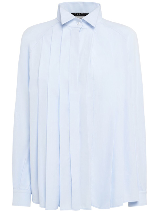 Weekend Max Mara: Acanto poplin cotton shirt - women_0 | Luisa Via Roma