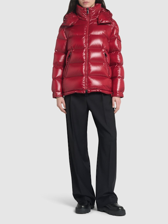 Moncler: Maire nylon down jacket - Red - women_1 | Luisa Via Roma