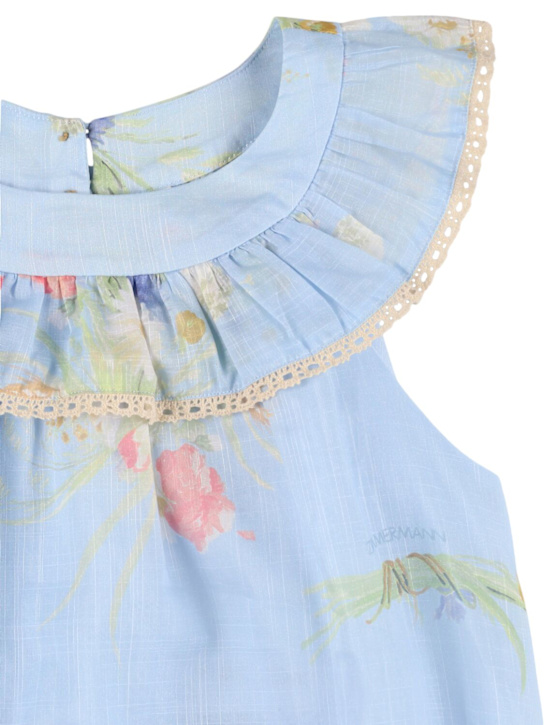 Zimmermann: Vestido de muselina de algodón estampado - kids-girls_1 | Luisa Via Roma