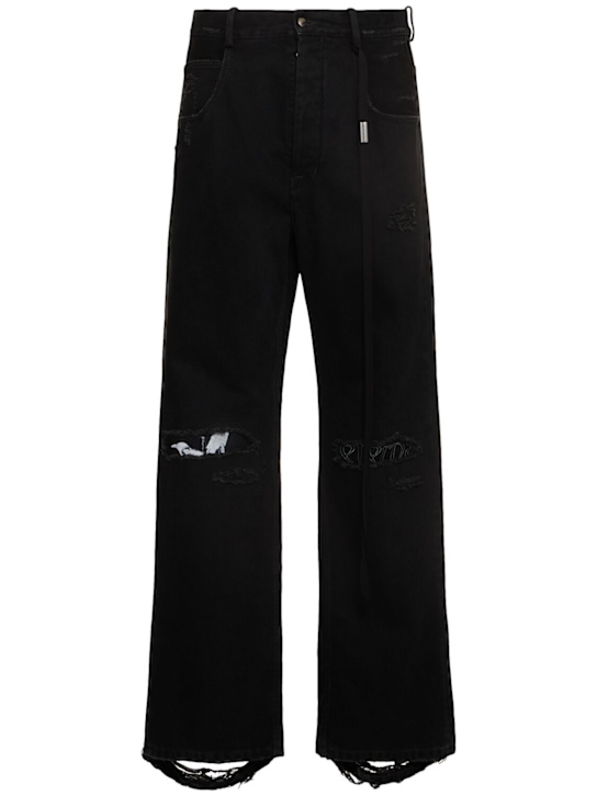 Ann Demeulemeester: Ronald 5-pocket denim jeans - men_0 | Luisa Via Roma