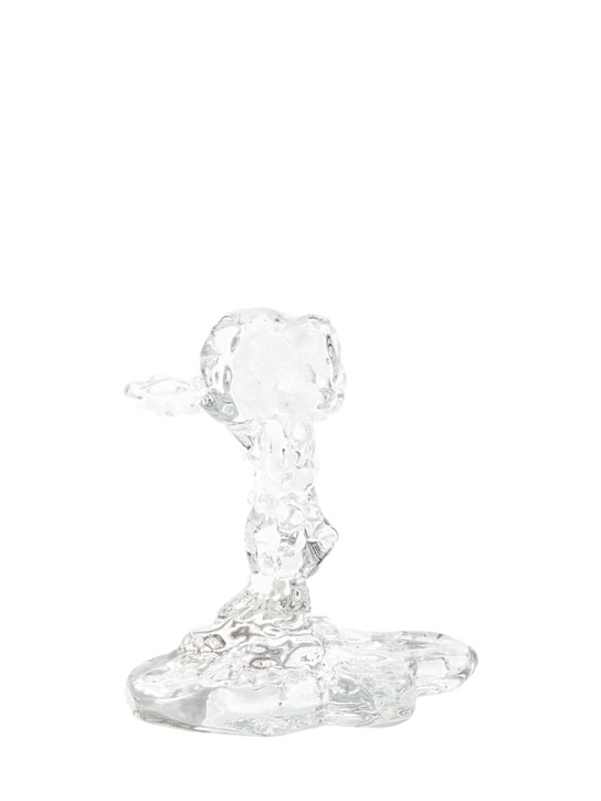 Polspotten: Drip small glass candleholder - Transparent - ecraft_0 | Luisa Via Roma