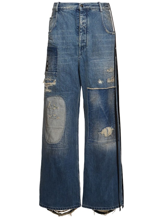 Ann Demeulemeester: Olan 5-pocket wide jeans - men_0 | Luisa Via Roma