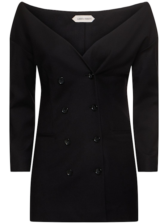 Alberta Ferretti: Stretch tailoring jacket - women_0 | Luisa Via Roma