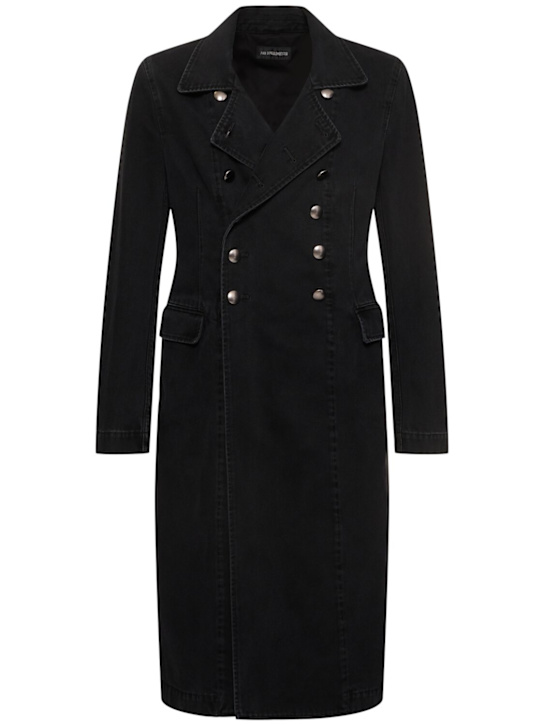 Ann Demeulemeester: Willem double breast trench coat - men_0 | Luisa Via Roma